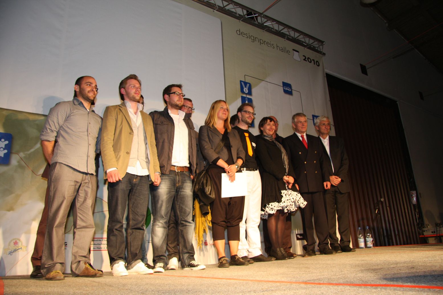 Desinpreis Halle 2010 winners - front left first prize winner 