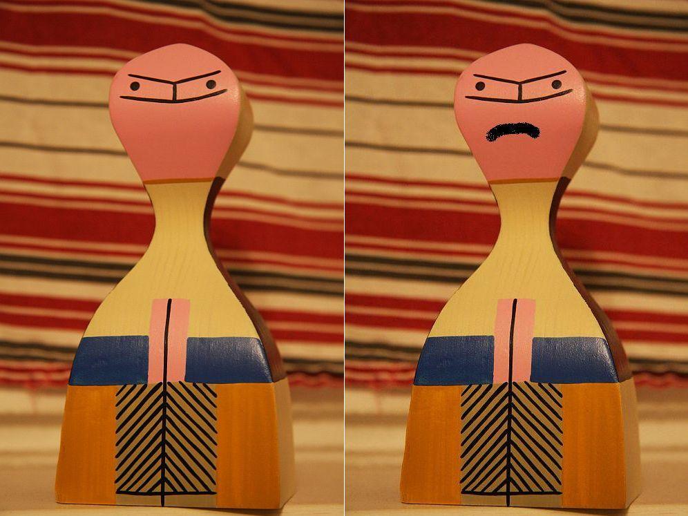 Wooden Doll Nr. 15 Movember - The first fortnight