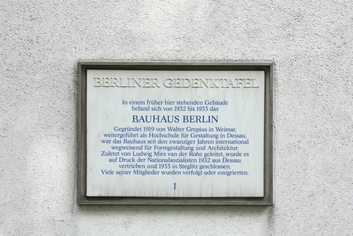 The best Berlin can do for the site of Bauhaus Berlin, or at least a site close to the site.....