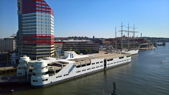 Not directly related to the 2018 HDK Degree Exhibition, but....... the Ferry Car Park in Gothenburg, anchored next to the smow blog barque