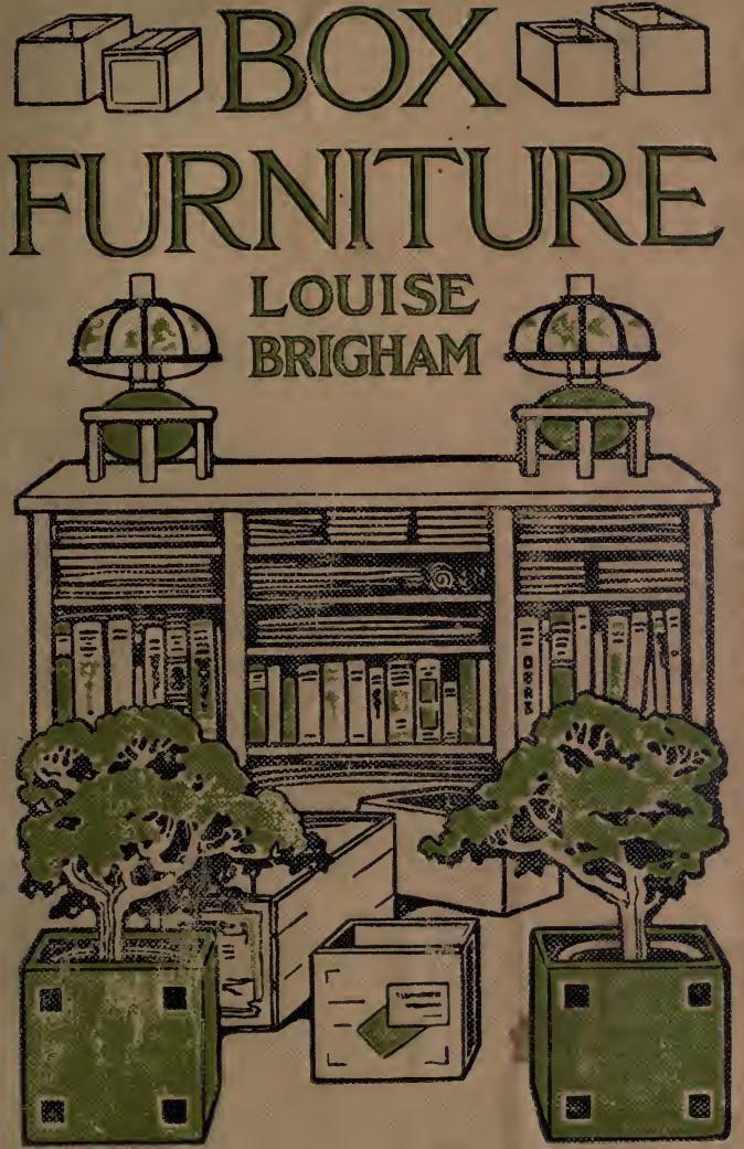 Box Furniture by Louise Brigham, from 1909. That work for which Brigham is most popularly known.....