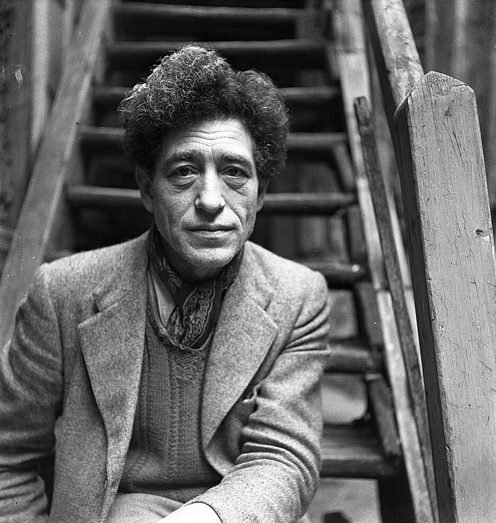 Alberto Giacometti (photo Emmy Andriesse, public domain via https://commons.wikimedia.org)