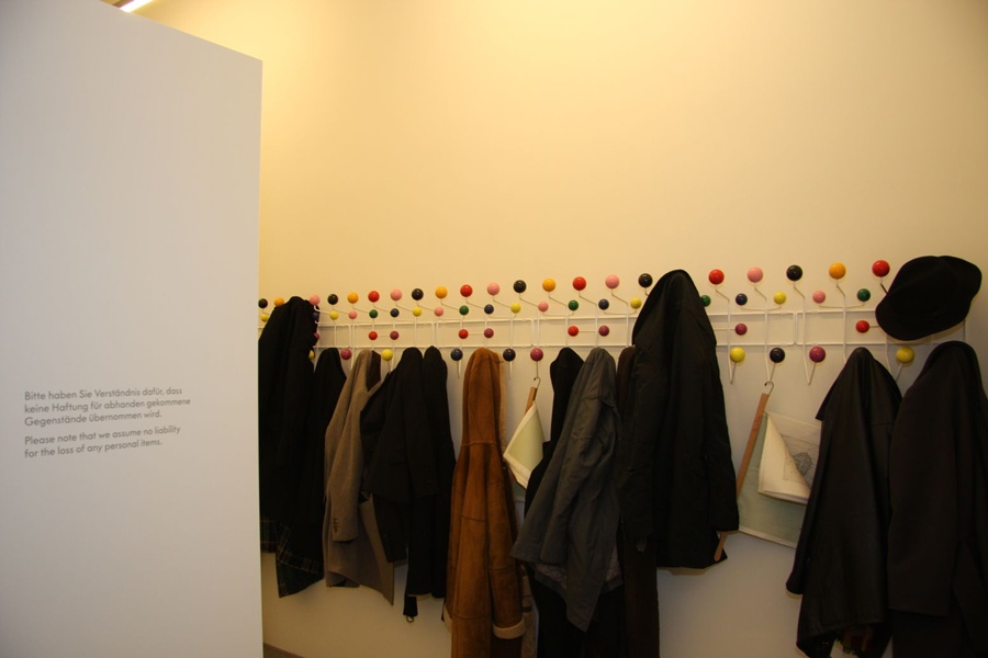 VitraHaus cloakroom: Obviously with Eames Hang it Alls