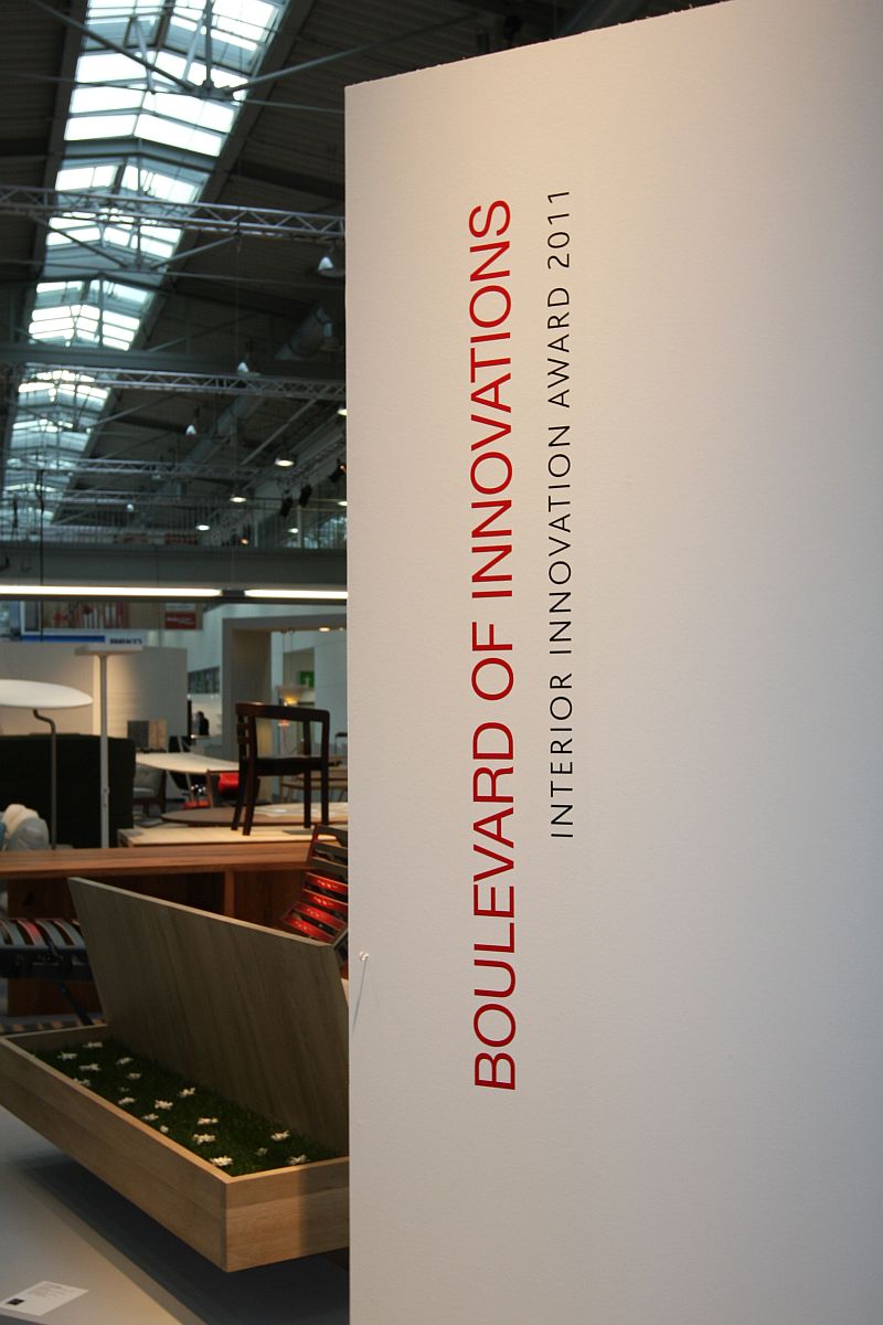 The Boulevard of inovation at IMM Cologne - a couple of hundred feet quality before the cheap leather sofas ruin your days