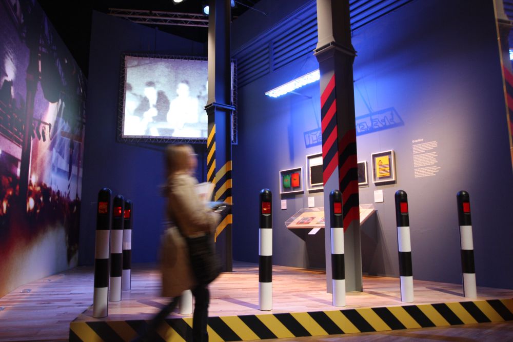 V&A Museum London British Design 1948-2012 Innovation in the Modern Age FAC 51 Hacienda Ben Kelly