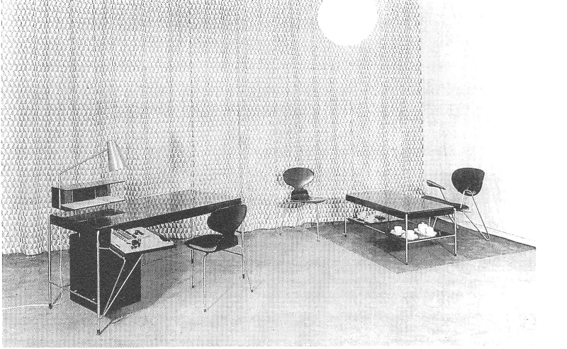 Lost Furniture Design Classics Office Furniture by Arne Jacobsen for American Scandinavian Society