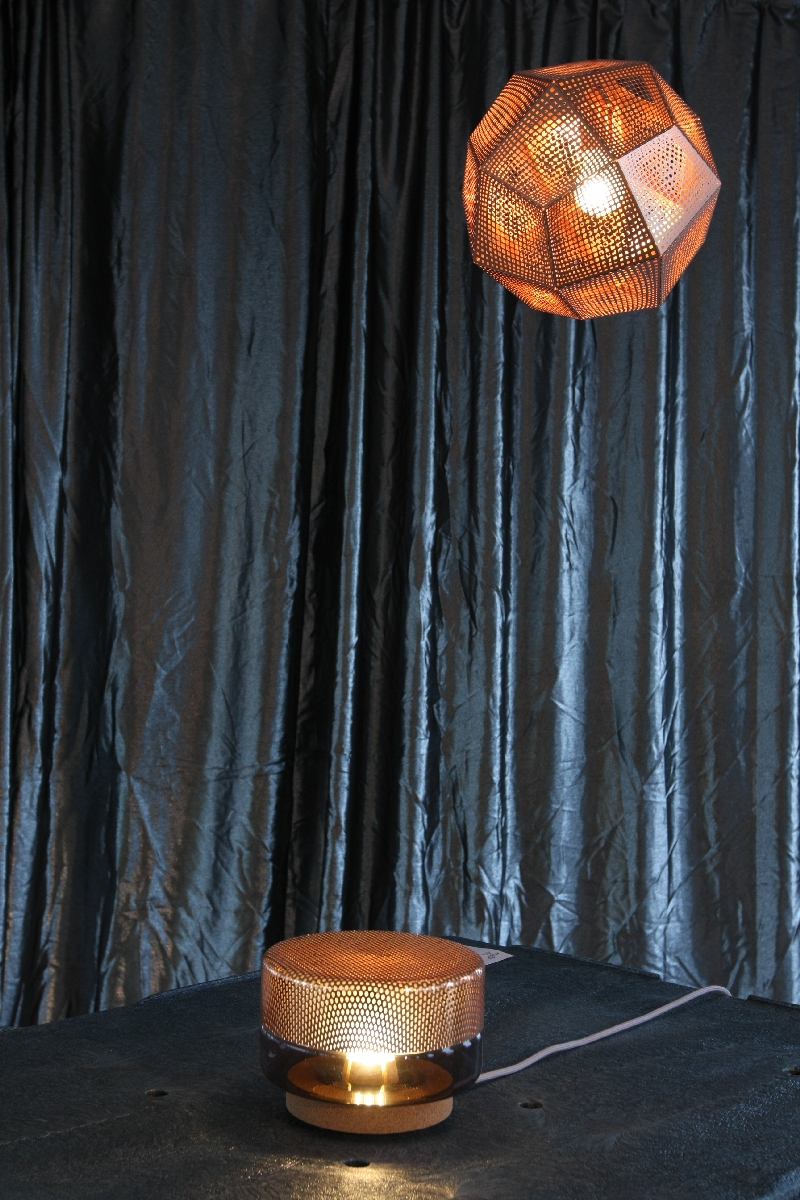 Passagen Cologne 2014 Alle Metalle All Metal Tom Dixon Etch Lamp shade Light drop e27