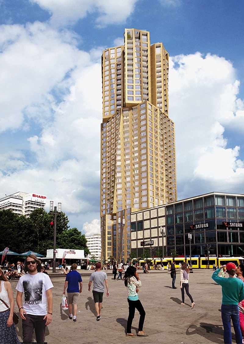 Bilbao am Spree Gehry Partners Tower Alexanderplatz Berlin