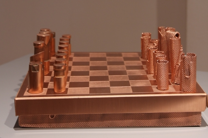 Kunstgewerbemuseum Dresden Trading Places Designers meet the collection mischer'traxler copper chess set