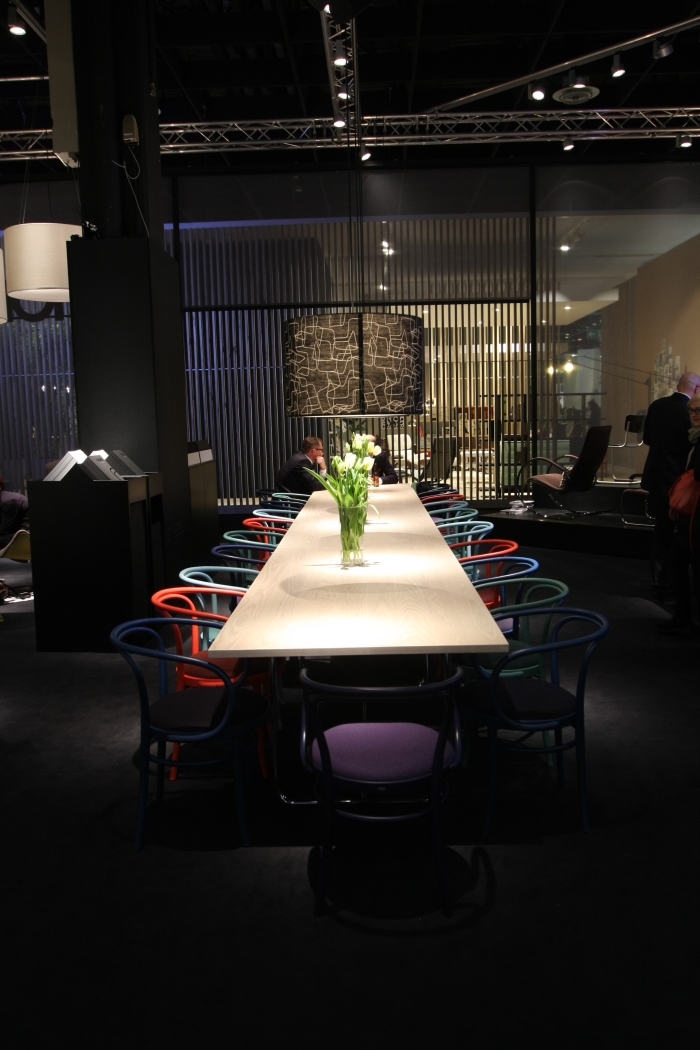 IMM Cologne 2015 Thonet coloured bentwood