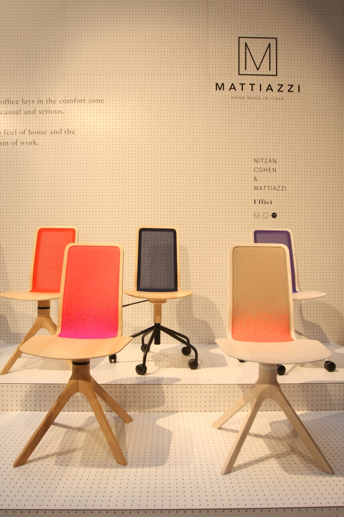 Uffici Chair by Nitzan Cohen for Mattiazzi, as seen at Milan Furniture Fair 2015