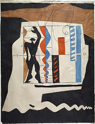 Le Corbusier Le Modulor 1950 (Photo, © Centre Pompidou / Dist. RMN-GP/ Ph. Migeat © FLC, ADAGP, Paris 2015 Courtesy of Centre Pompidou, Paris)