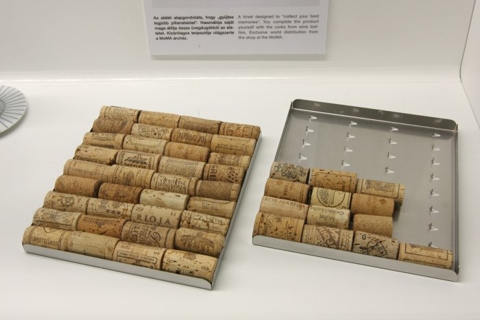 Bakus by Tati Guimarães - a personalised cork mat/pinboard composed of your personal cork collection.