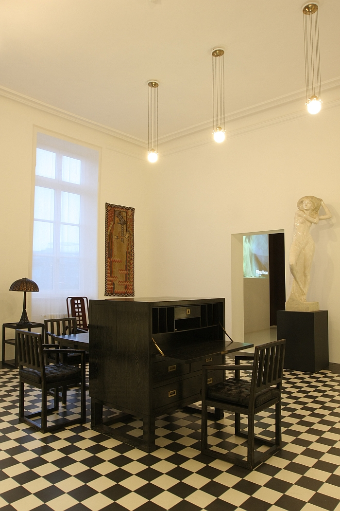 Wiener Werkstätte furniture, part of the permanent collection at the Museum für Kunst und Gewerbe Hamburg