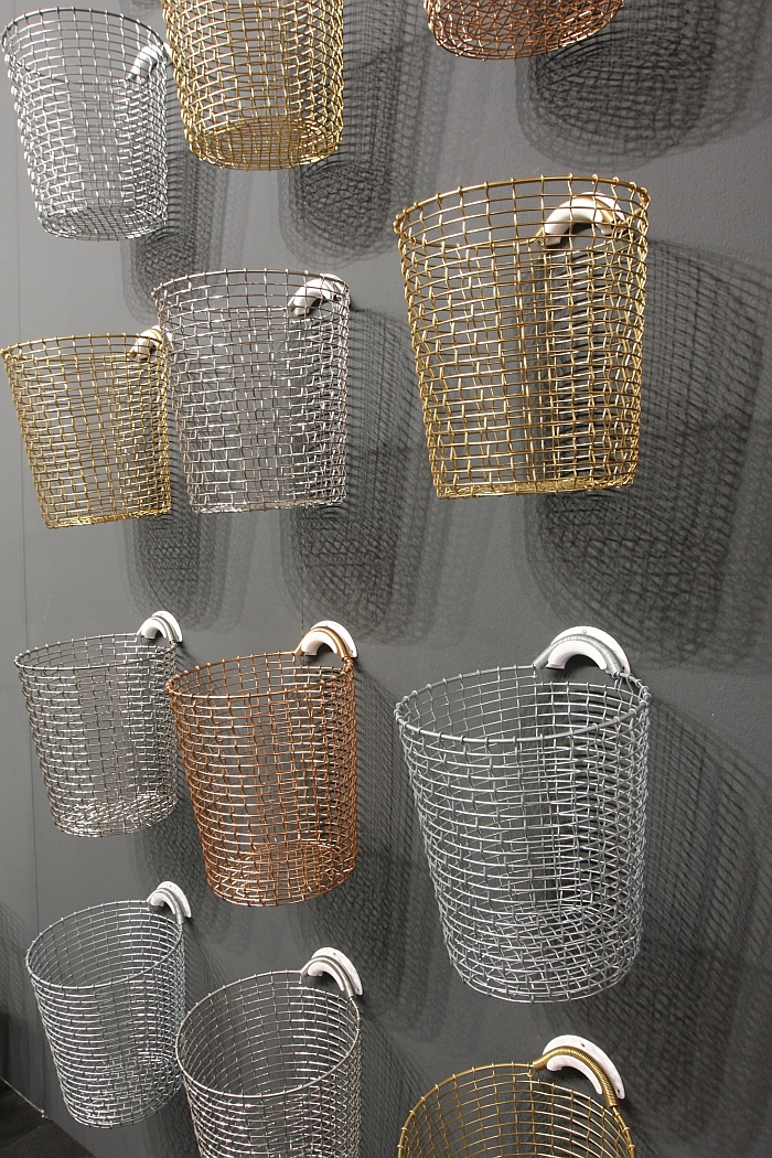 Korbo handwoven metal baskets, as seen at Ambiente Frankfurt 2016 