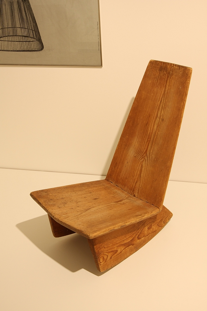 Rocking Chair by Jacob Müller, as seen at the Museum für Gestaltung Zürich