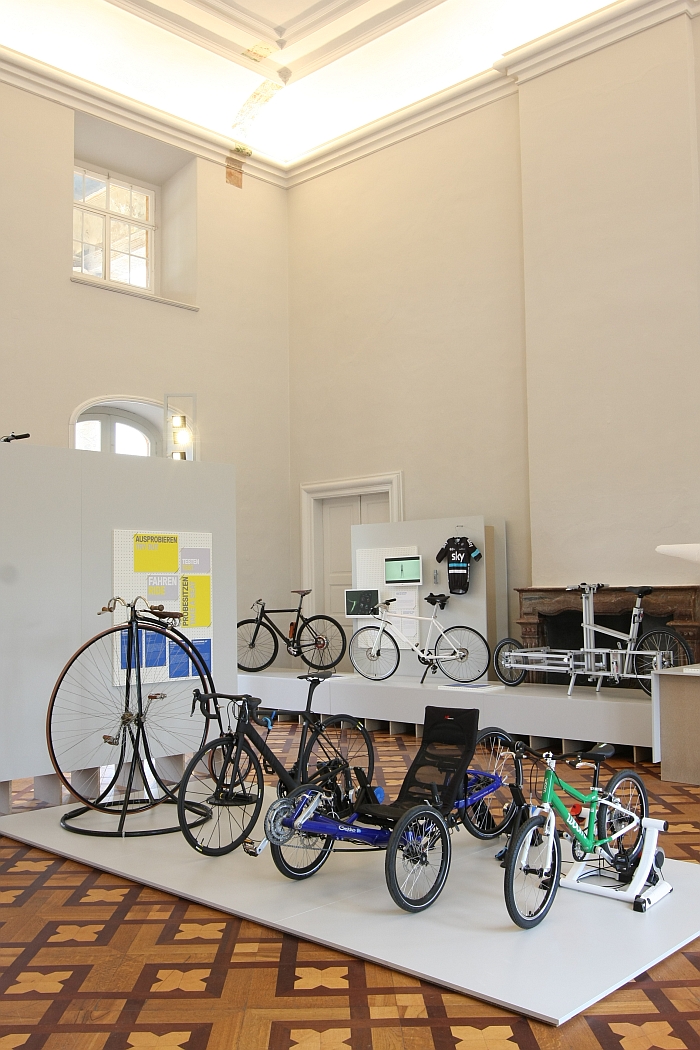 Four different bikes to test at Self-Propelled. Or how the bicycle move us, the Kunstgewerbemuseum Dresden