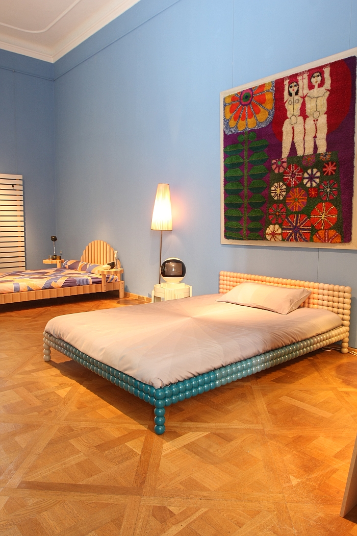 A bed by Philippe Malouin for Bethan Laura Wood, as seen at Friends + Design, Kunstgewerbemuseum Dresden