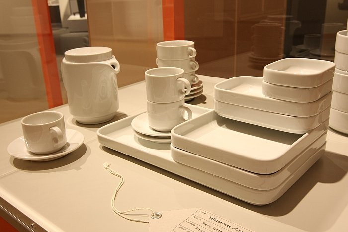 The DIN based crockery service"City" by Pierre Renfer for Langenthal, as seen at Divine Golden Ingenious The Golden Ratio as a Theory of Everything? at the Museum for Communication Berlin