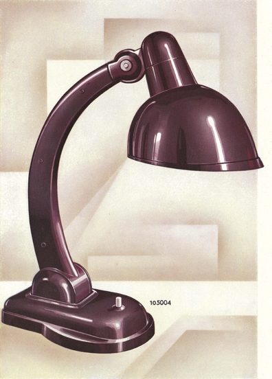 Resopal lamp "by" Christian Dell for Stotz-Kontakt, 1929