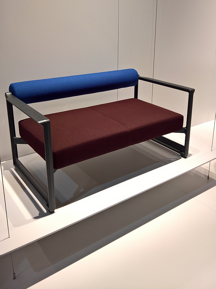 Brut Sofa by Konstantin Grcic for Magis, as seen at Milan Furniture Fair 2017