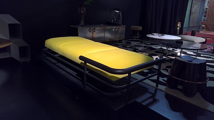 X-Ray Sofa Bed by Alain Gilles for La Chance, as seen at Milan Furniture Fair 2017