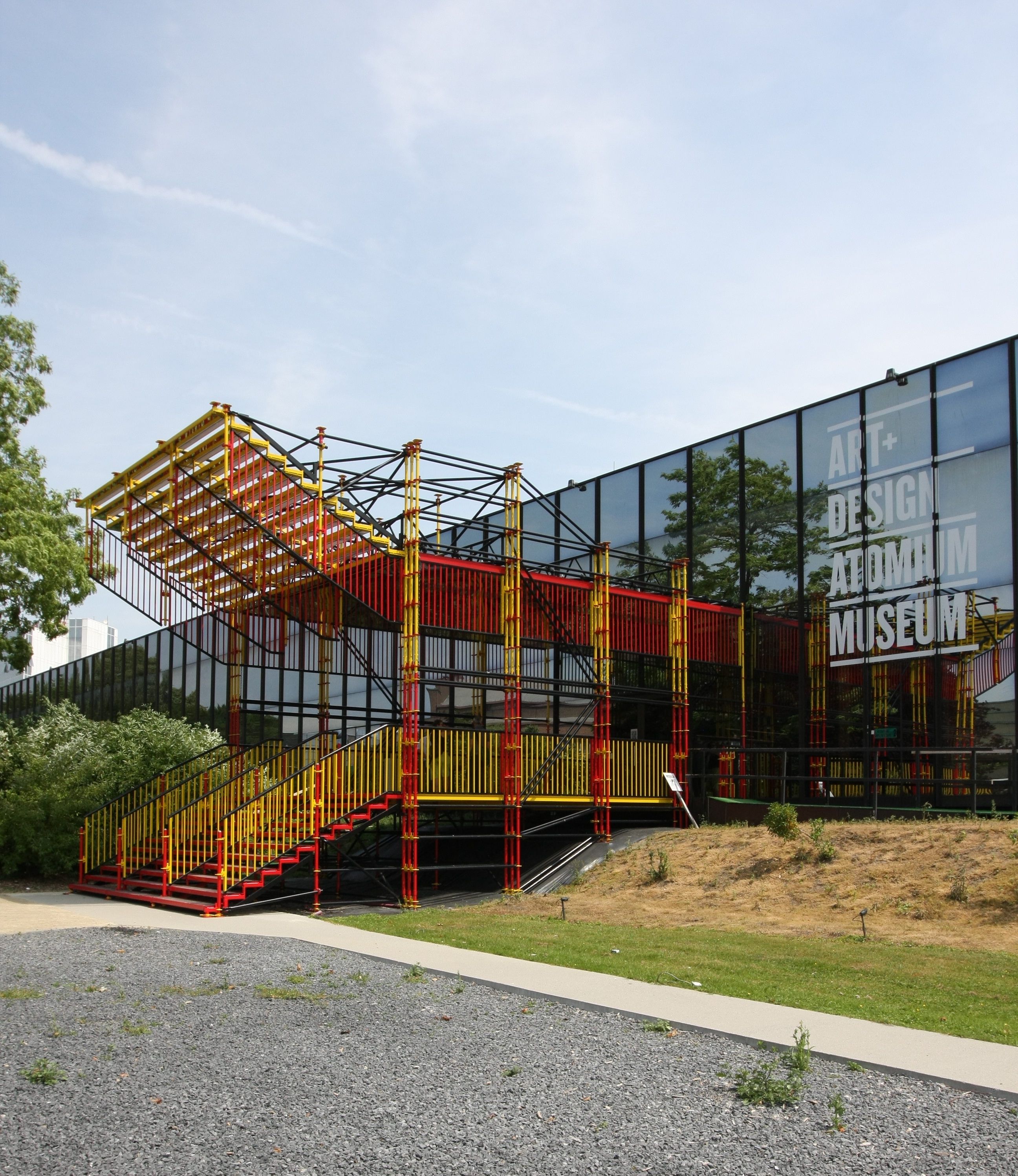 ADAM Brussels entrance, designed by Ateliers Jean Nouvel & MDW Architecture