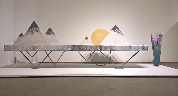 Landscape Bench "Harmony" by Yining Shan, as seen at Central St Martins, London Degree Show 2017