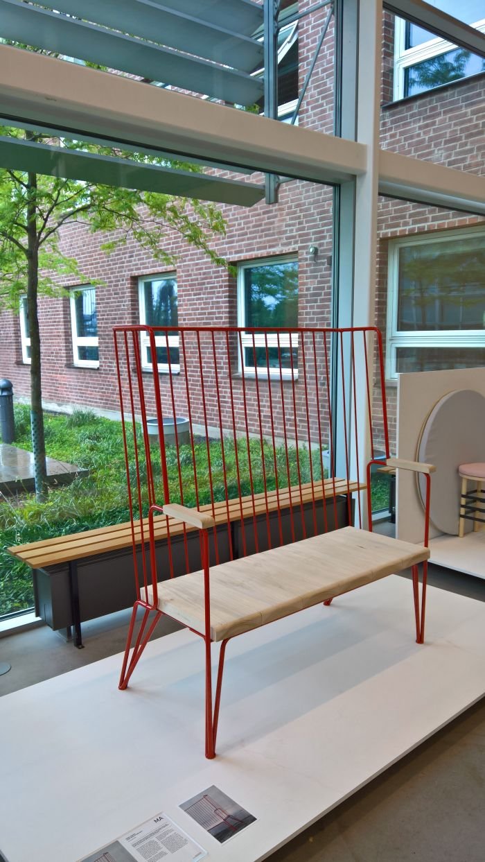 Norra Hamnen - Courtyard Kitchen Sofa by Odin Brange Sollie, as seen at Lund University School of Industrial Design Degree Exhibition 2017