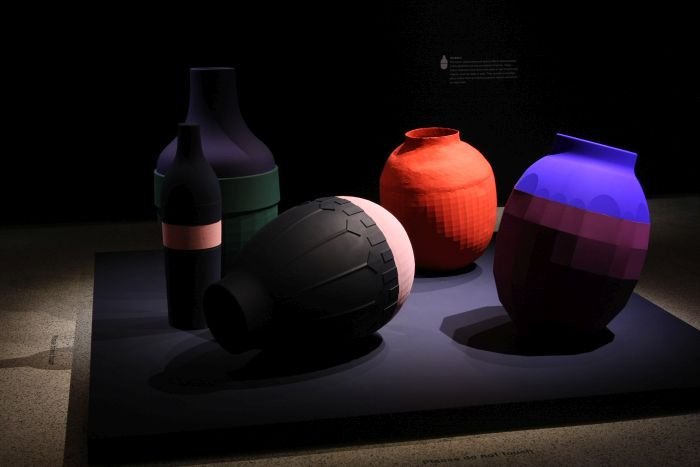 Vamblers - evening colour catchers, as seen at Breathing Colour by Hella Jongerius, London Design Museum