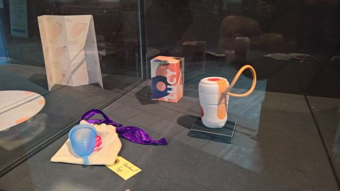 "Menstrual cup" by Iga Slowik and Paul Lequay, as seen at New Perspectives on Design. Design School Kolding Graduate Exhibition 2017