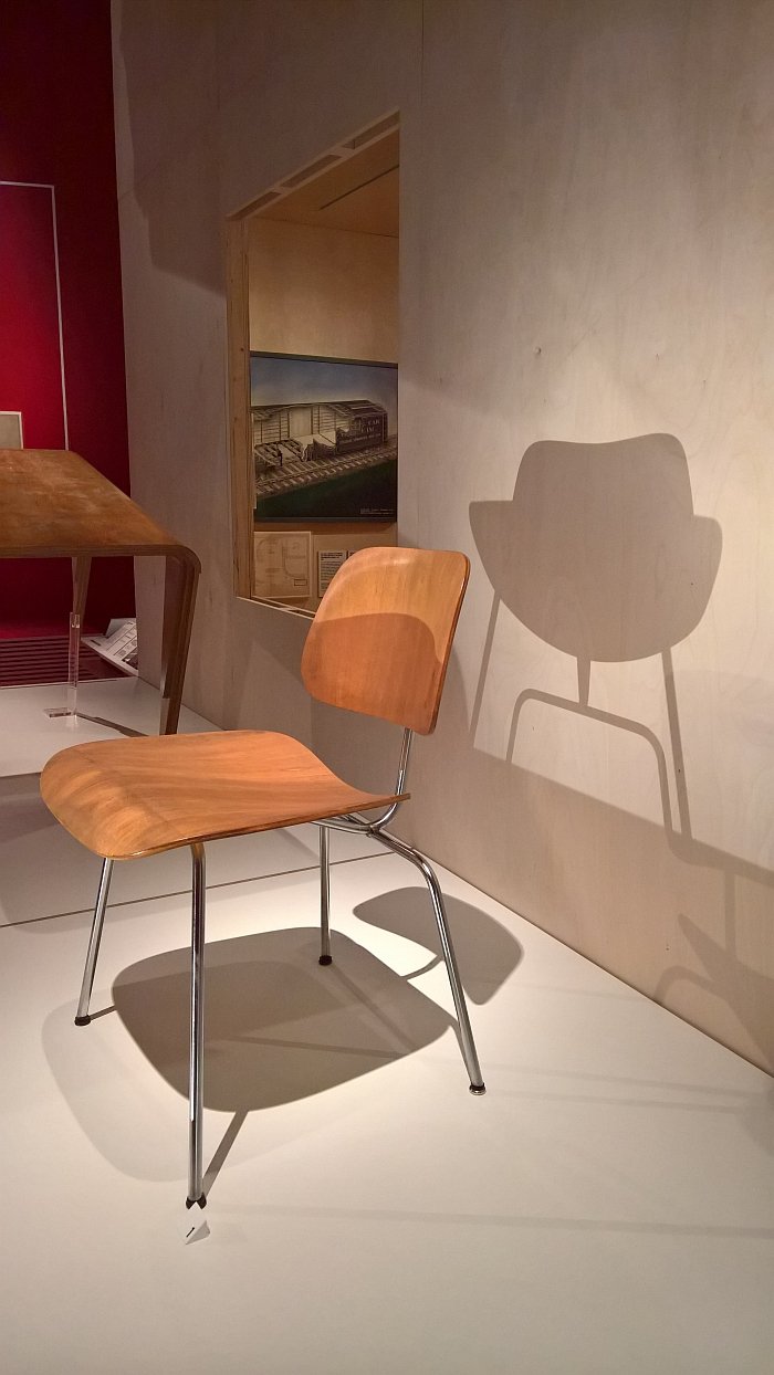 The DCM by Charles and Ray Eames, as seen at Plywood: Material of the Modern World, the V&A Museum London