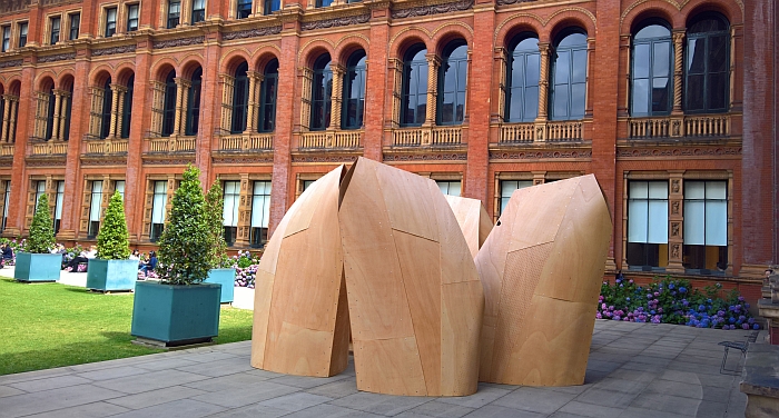 Ice skating shelters by Patkau Architects, as seen at Plywood: Material of the Modern World, the V&A Museum London