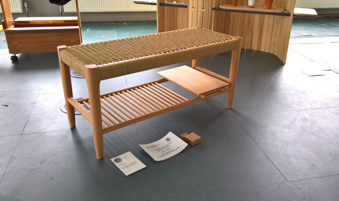 Ray Bench by Pete Stovin, as seen at The Cass Summer Show 2017