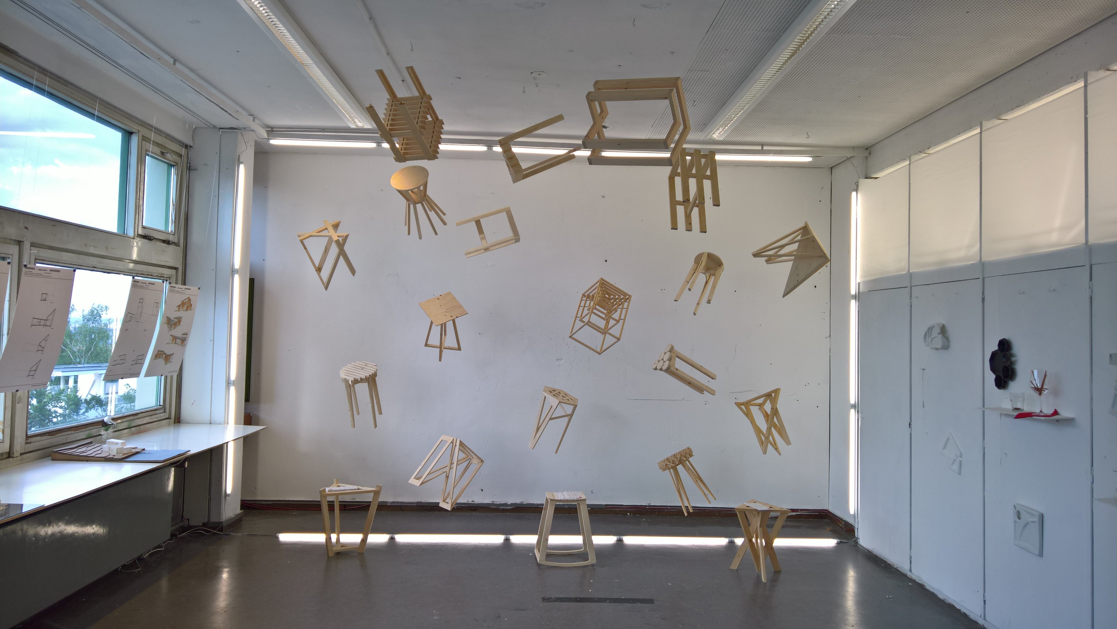 Sitting - From Idea to Object, as seen at the Akademie der Bildenden Künste Stuttgart Rundgang 2017 