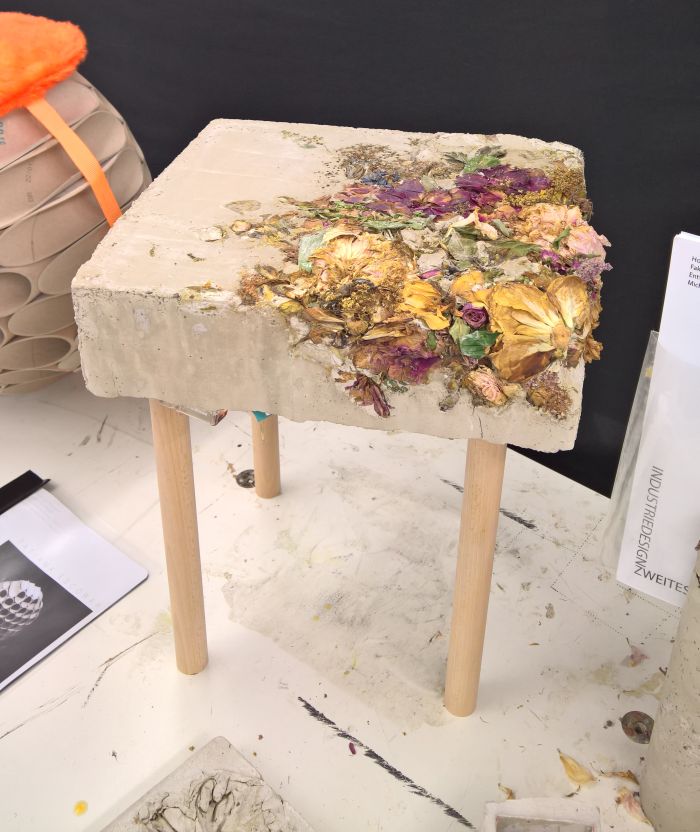 Flowaste Chair by Michelle Hussel, as seen at the Hochschule München Jahresausstellung 2017 