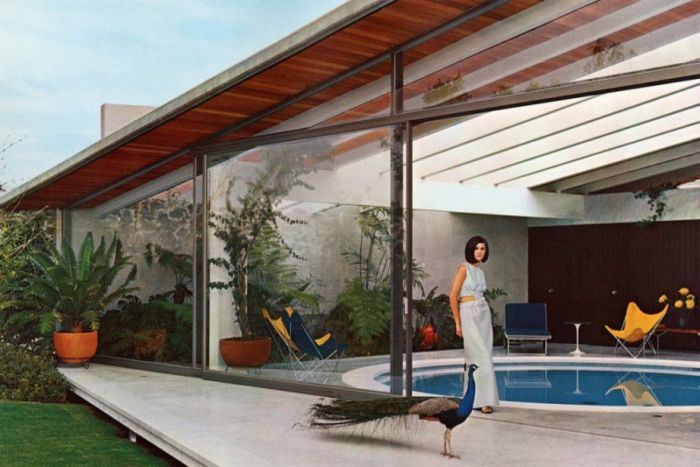 Francisco Artigas, House at 131 Rocas, Jardines del Pedre gal, Mexico City , 1966, (photo by Roberto and Fernando Luna, 1966, © Roberto and Fernando Luna Couretsy lacma)