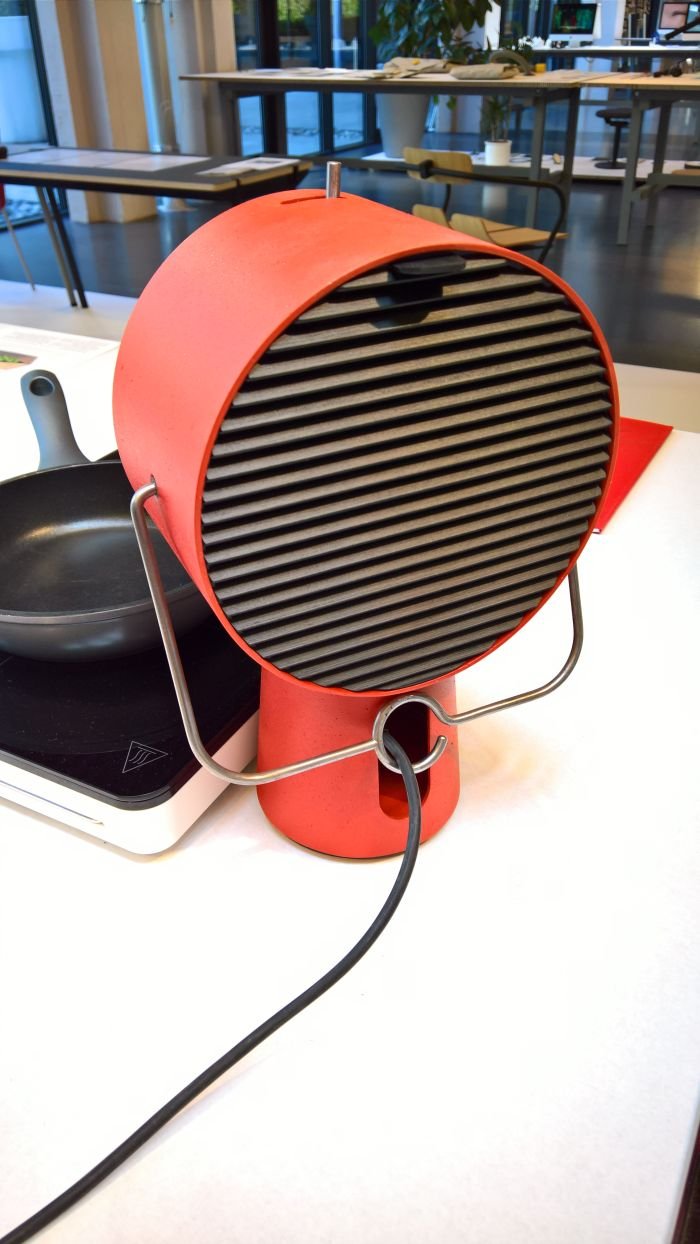 Portable Kitchen Hood by Maxime Augay, as seen at Graduation Show 2017, Ecole Cantonale d'art de Lausanne, ECAL