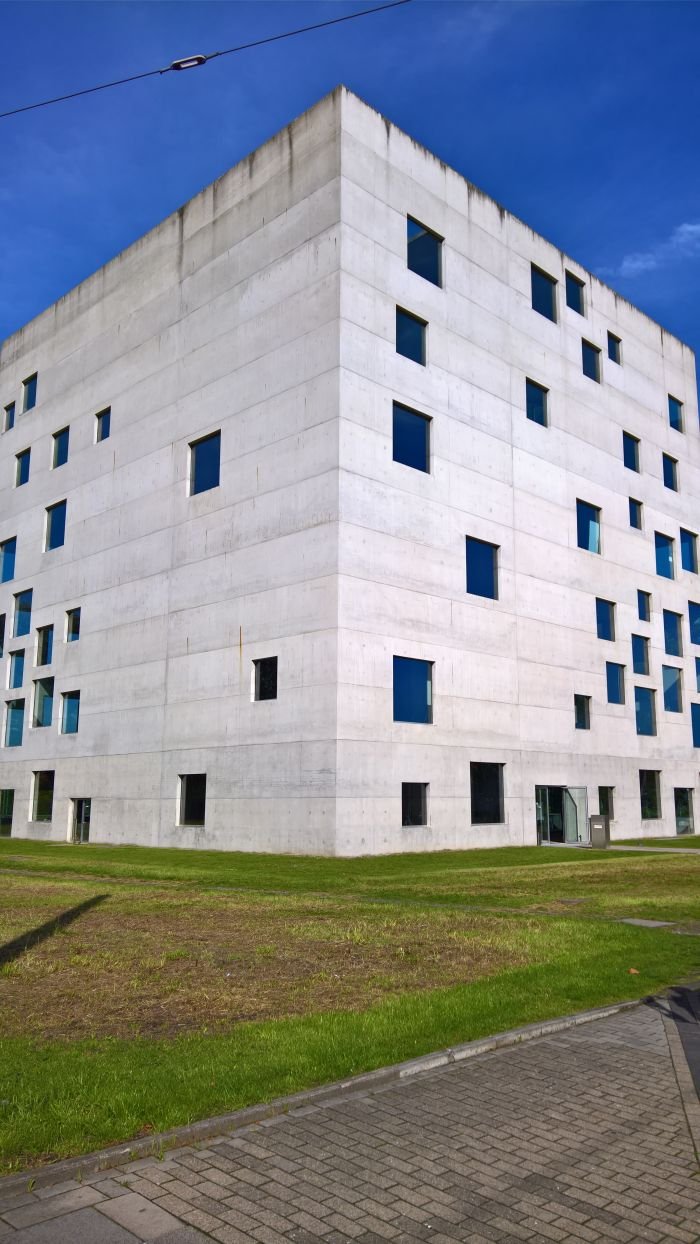 SANAA Building, Zeche Zollverein Essen, location for Finale 2017, Folkwang Universität der Künste Essen