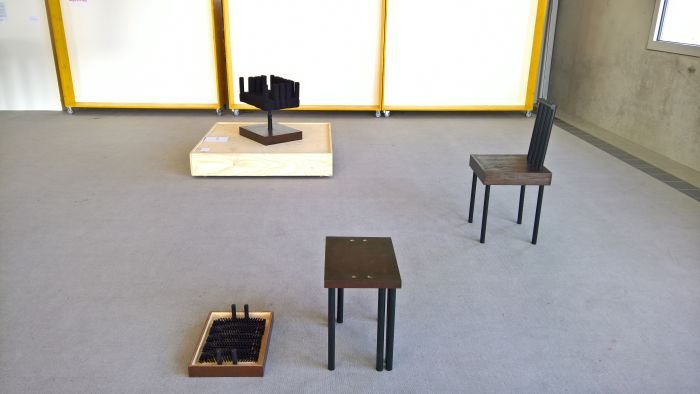 Sitzen auf der Bürste by Seungmin Baek, as seen at, Finale 2017, Folkwang Universität der Künste, Essen