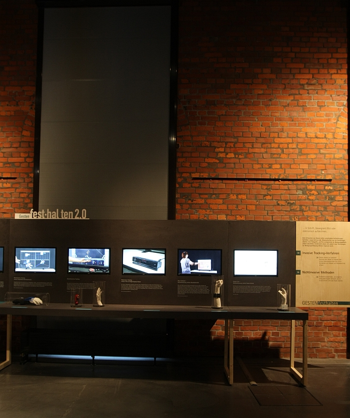 Contemporary methods of tracking gestures, as seen at Gestures - Past, Present and Future at the Sächsische Industriemuseum Chemnitz