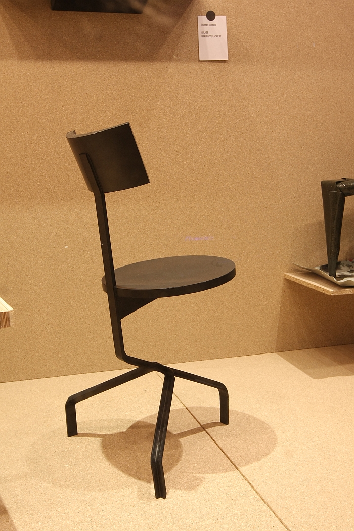 Chair by Thomas Schnur, In Arbeit. Prototypen von Thomas Schnur und Klemens Grund, Passagen Cologne 2018