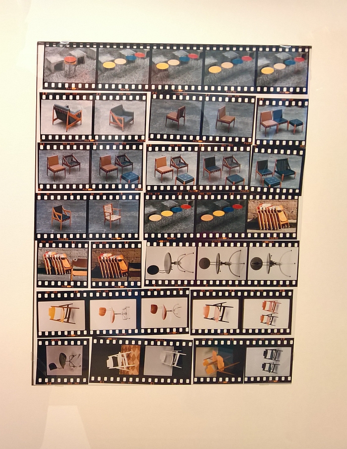 Contact sheets of Eiermann furniture, as seen at, Der Stuhl des Architekten - Sitzmöbel von Egon Eiermann, Ungers Archiv für Architekturwissenschaft Cologne