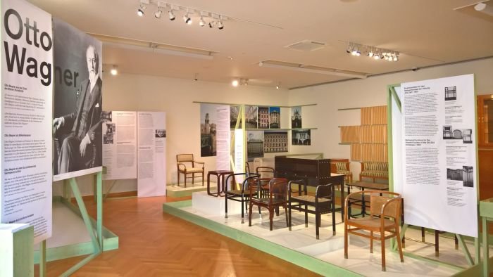 Otto Wagner, as seen at Wagner, Hoffmann, Loos and Viennese Modernist Furniture Design. Artists, Patrons, Producers