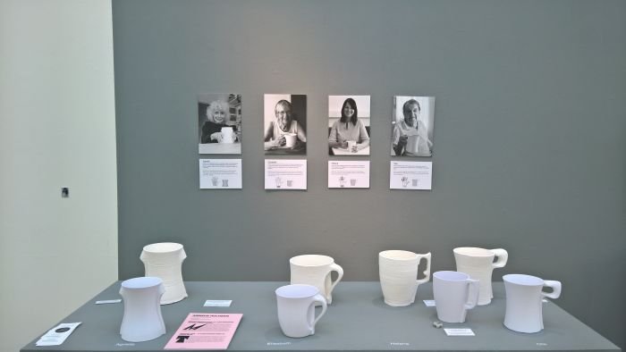 Individual Cups - A future scenario based on human needs by Annelie Hultman, as seen at Konstfack Degree Exhibition 2018, Stockholm 