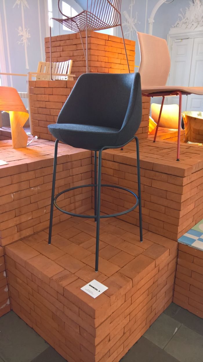 Magnum bar stool by Estudihac for Sancal, as seen at The Embassy of Spain, 3daysofdesign Copenhagen 2018