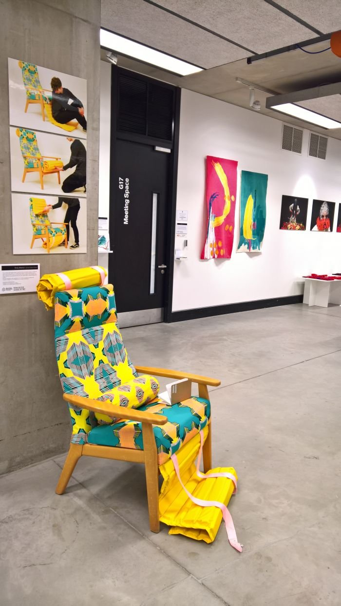 Armchair by Emily Atherton, as seen at Manchester School of Art Degree Show 2018