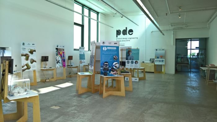 Product Design Engineering showcase, as seen at Glasgow School of Art Degree Show 2018