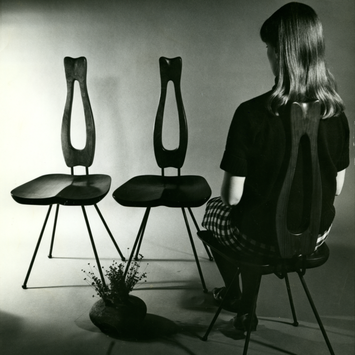 Samisen dining chairs by Victor J. Papanek (Photo © University of Applied Arts Vienna Victor J. Papanek Foundation, courtesy Vitra Design Museum) 