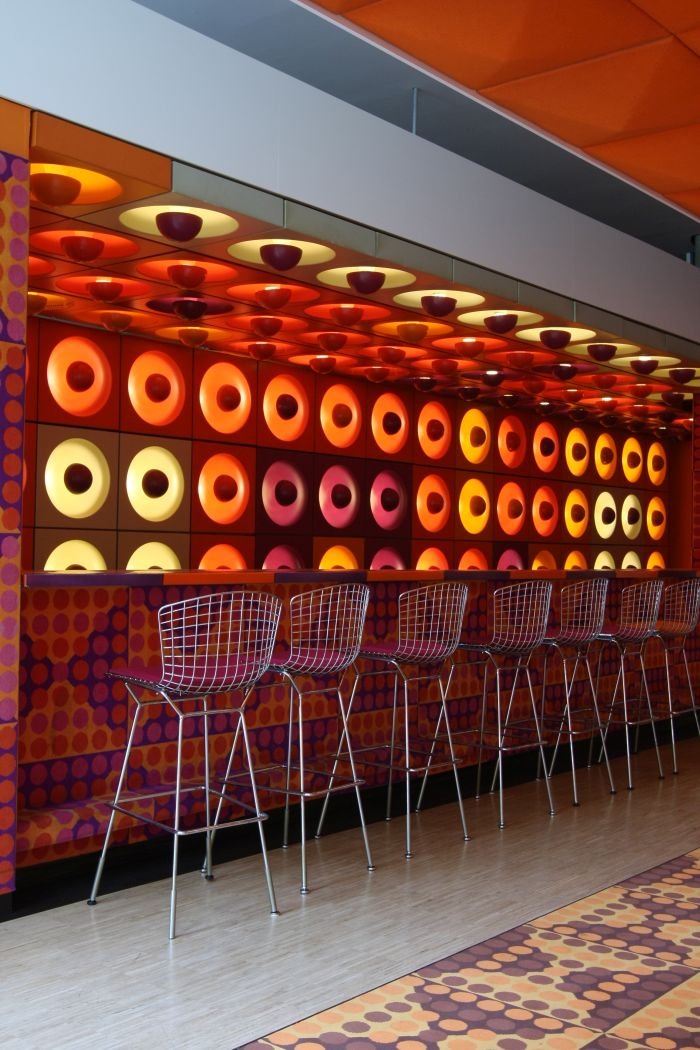 The Spiegel Bar by Verner Panton, as seen at 68. Pop und Protest Museum für Kunst und Gewerbe Hamburg